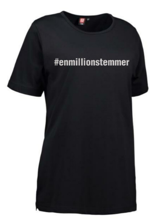 #Enmillionstemmer - T-shirt Dame