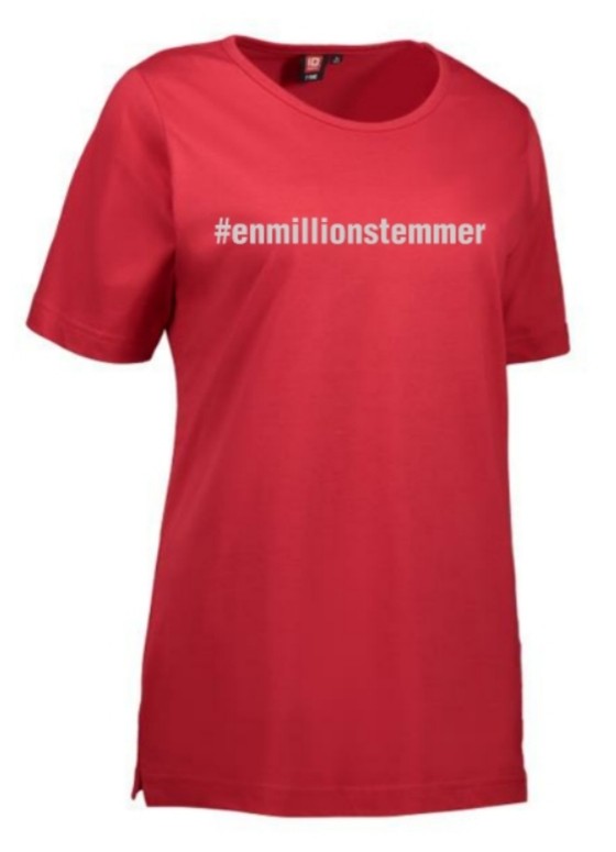 #Enmillionstemmer - T-shirt Dame