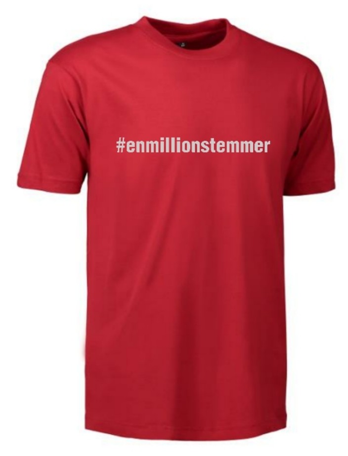 #Enmillionstemmer - T-shirt Unisex