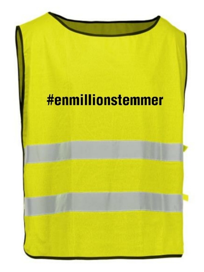 Refleks vest Voksen - #enmillionstemmer