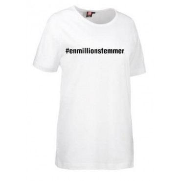 #Enmillionstemmer - T-shirt Dame