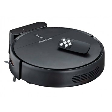 Nordic Sense Robotstøvsuger med ladestation Sort