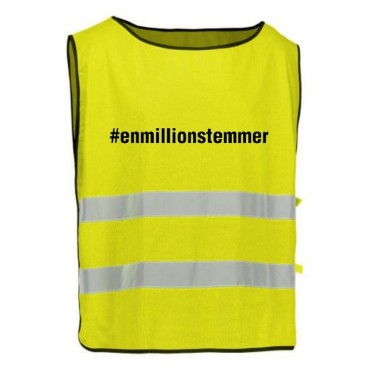 Refleks vest Voksen - #enmillionstemmer