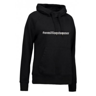 Core Hoodie Dame - #enmillionstemmer