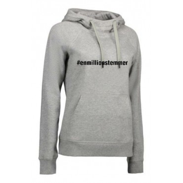 Core Hoodie Dame - #enmillionstemmer