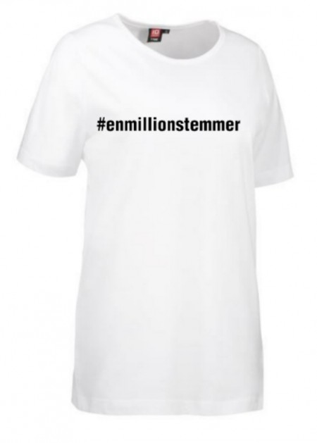 #Enmillionstemmer - T-shirt Dame