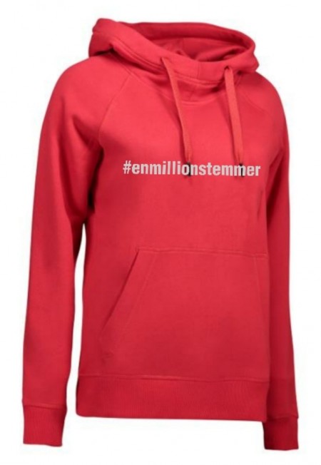 Core Hoodie Dame - #enmillionstemmer