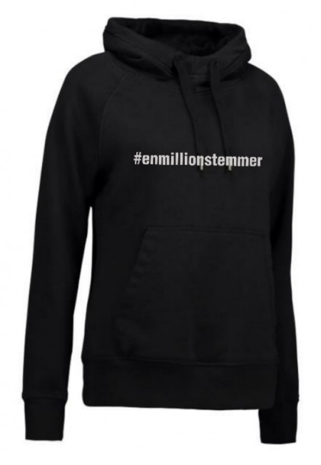 Core Hoodie Dame - #enmillionstemmer